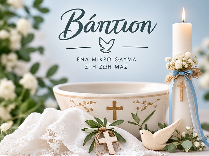 Ψηφιακή πρόσκληση βάπτισης